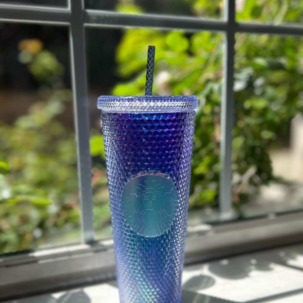 Starbucks Iridescent Tumbler with Straw